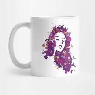 Butterfly woman Mug